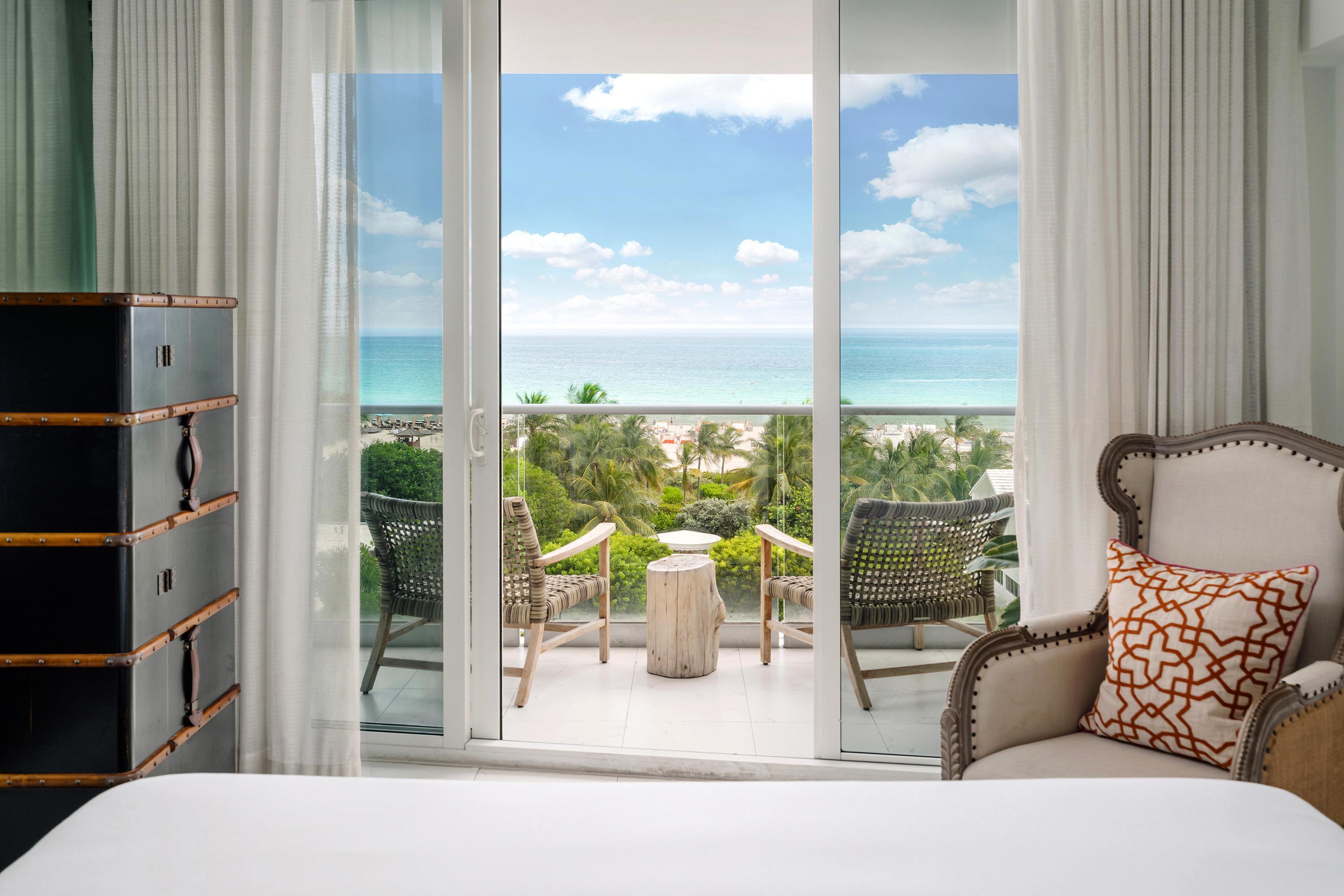 Nautilus Sonesta Miami Beach Kültér fotó Ocean view from a bedroom