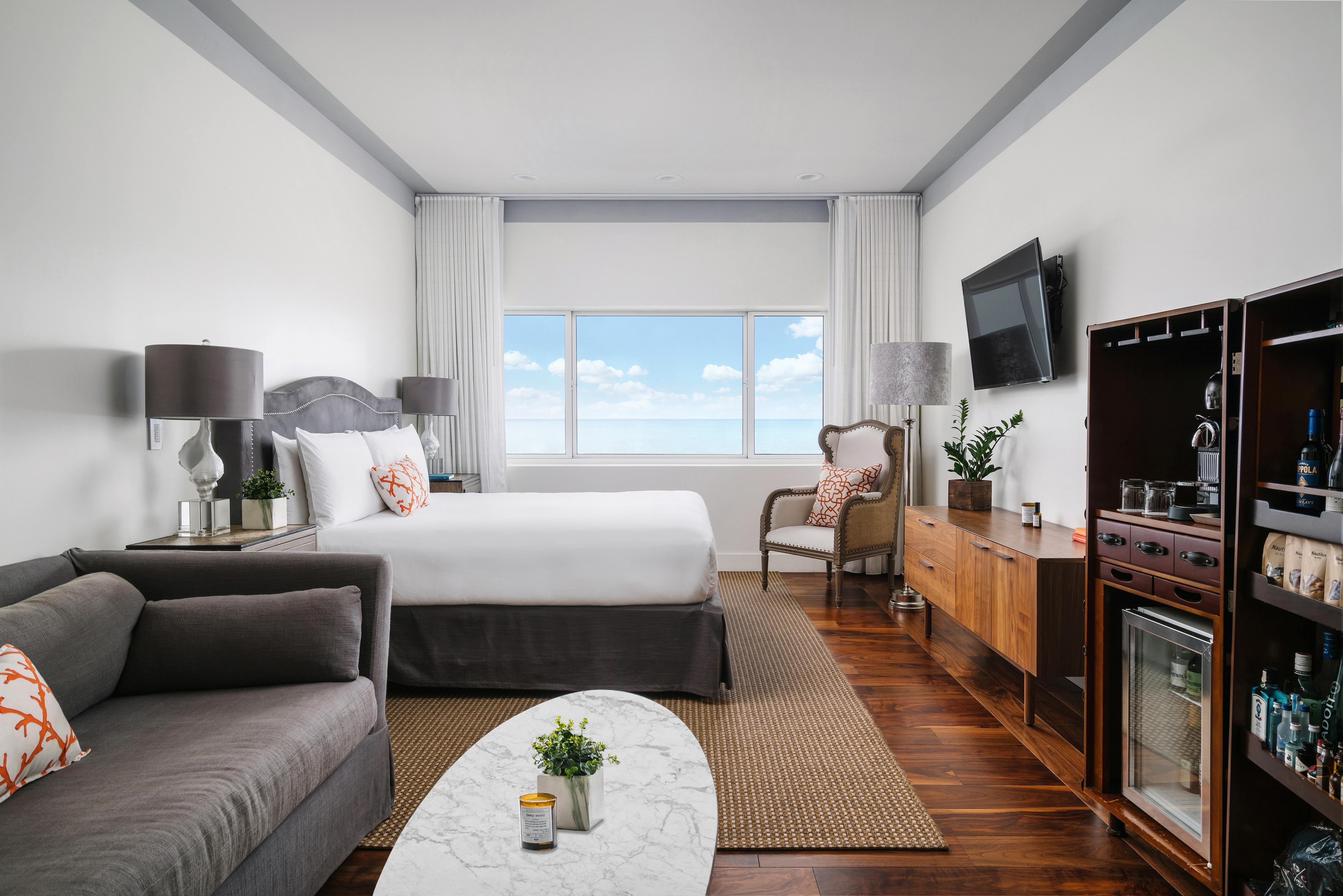 Nautilus Sonesta Miami Beach Kültér fotó A room at the Hotel 57