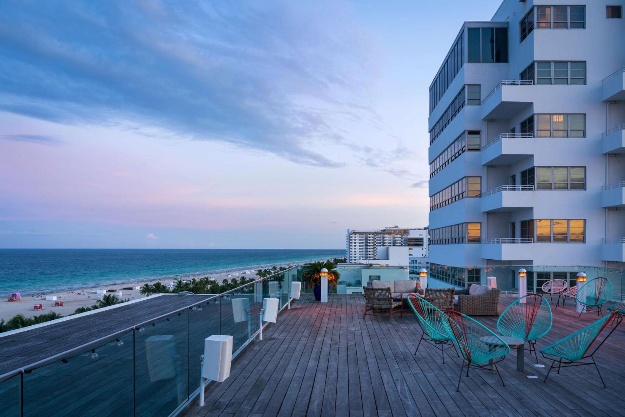 Nautilus Sonesta Miami Beach Kültér fotó View from the rooftop