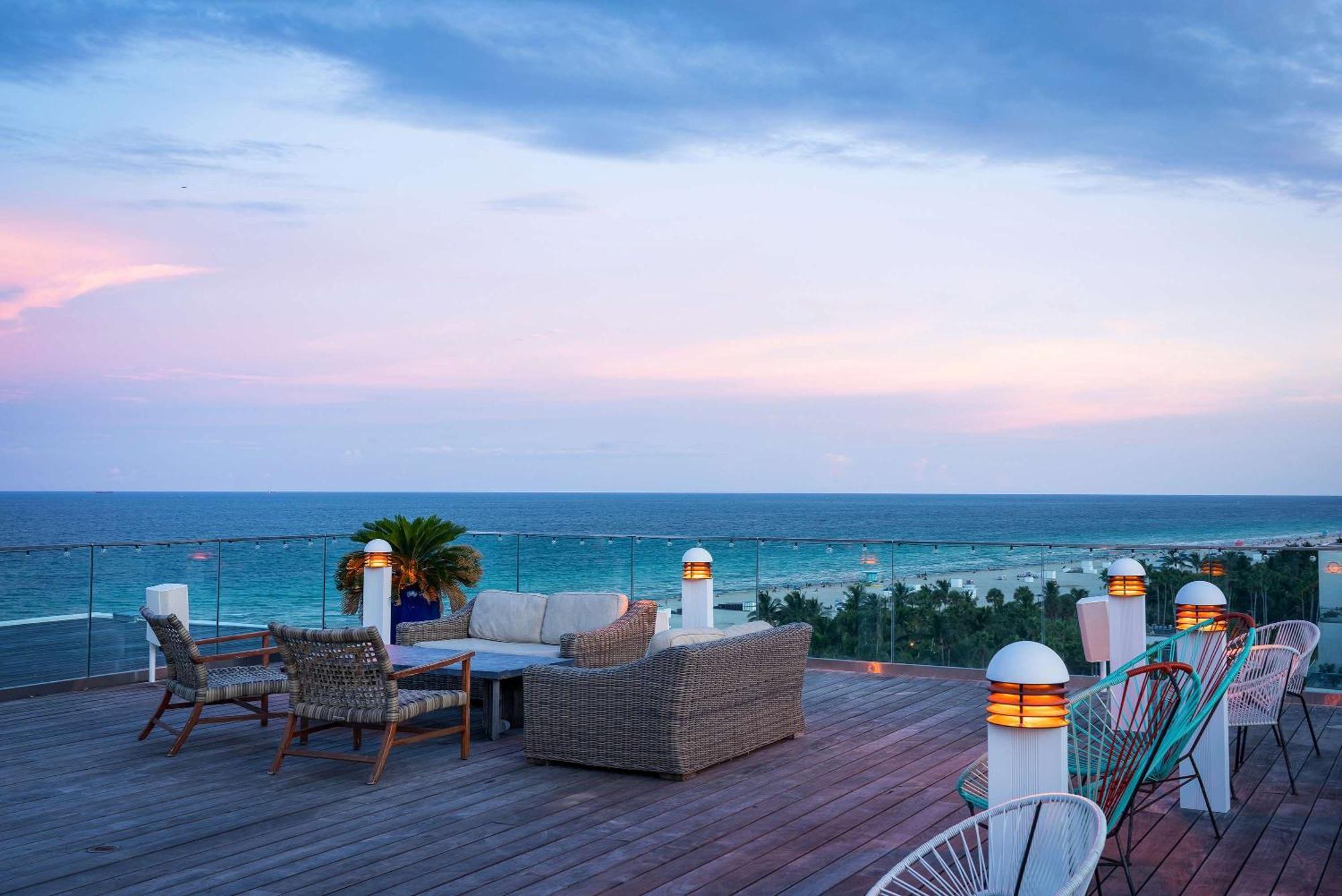 Nautilus Sonesta Miami Beach Kültér fotó View from the rooftop